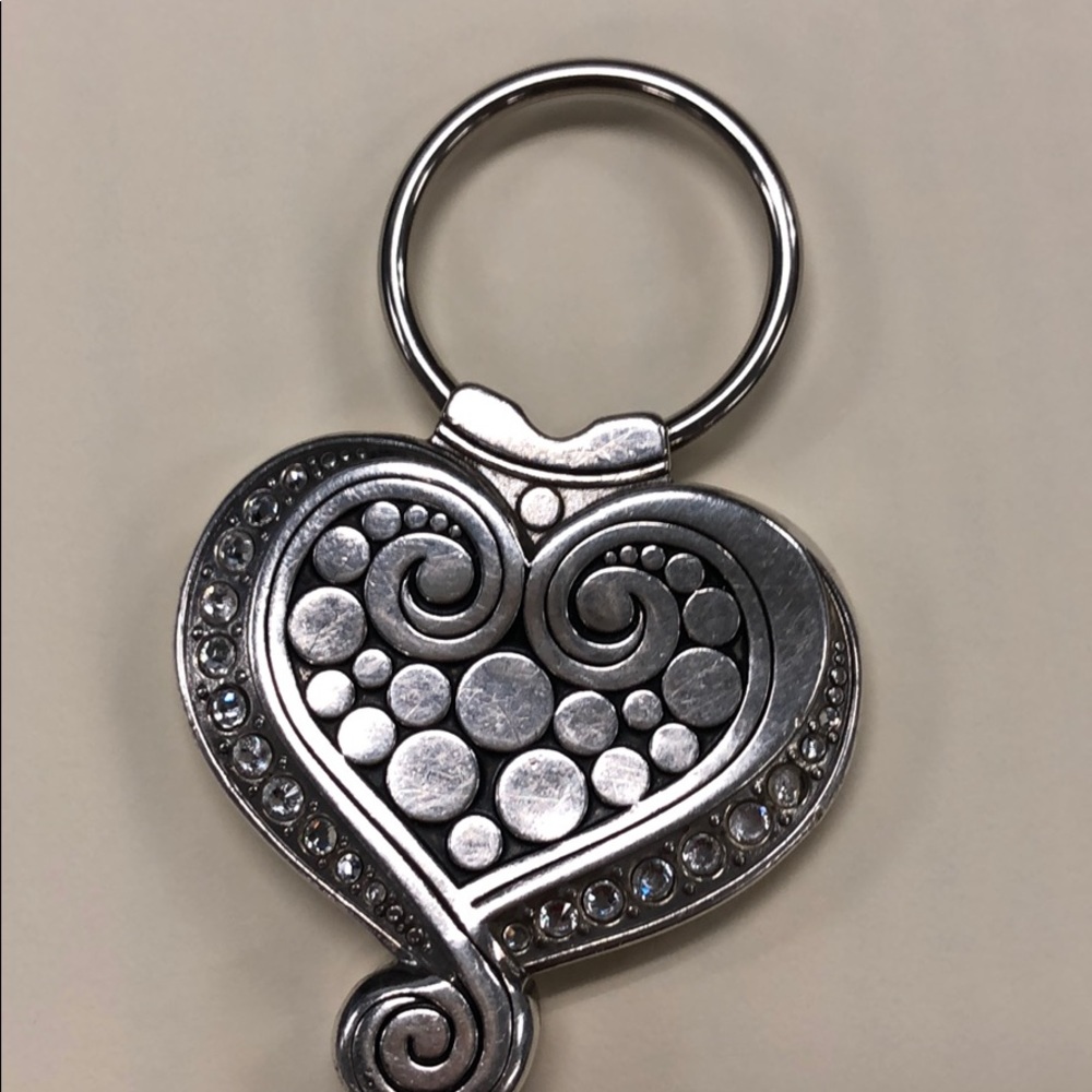 Keychain 🎈Brighton silver studded key ring🎈